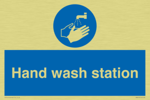 Hand wash station
